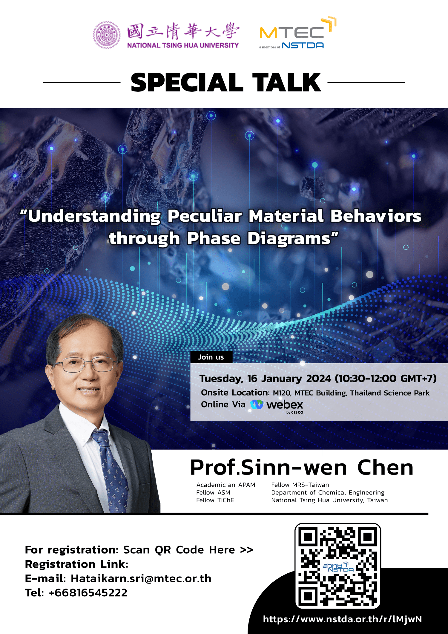 Speech: Understanding Peculiar Material Behaviors through phase Diagrams